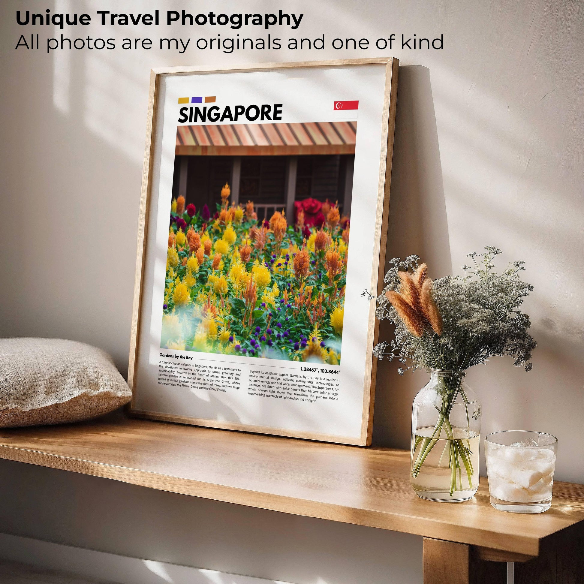 Singapore Gardens by the Bay poster print