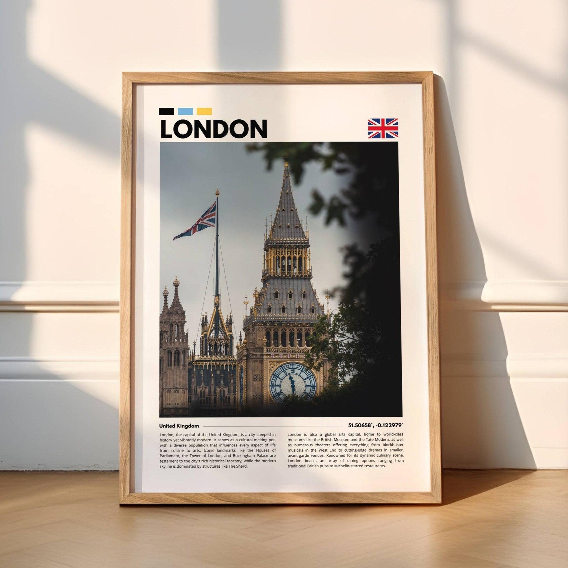 British landmark Big Ben wall decor