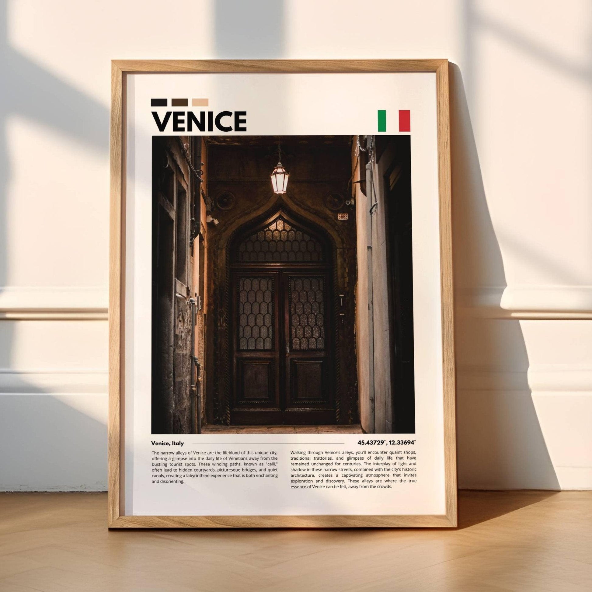 Traditional Venetian old door with weathered textures and intricate craftsmanship, photographed in high detail for lovers of historic architecture.